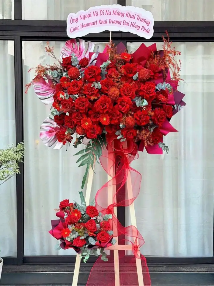 Grand Prosperity Red Grand Opening Stand