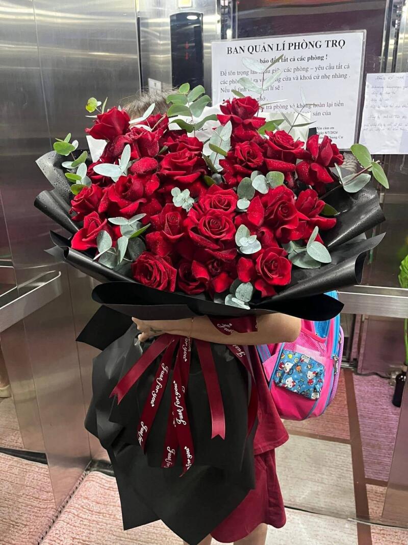 Bó Hoa Hồng Đỏ Say Đắm