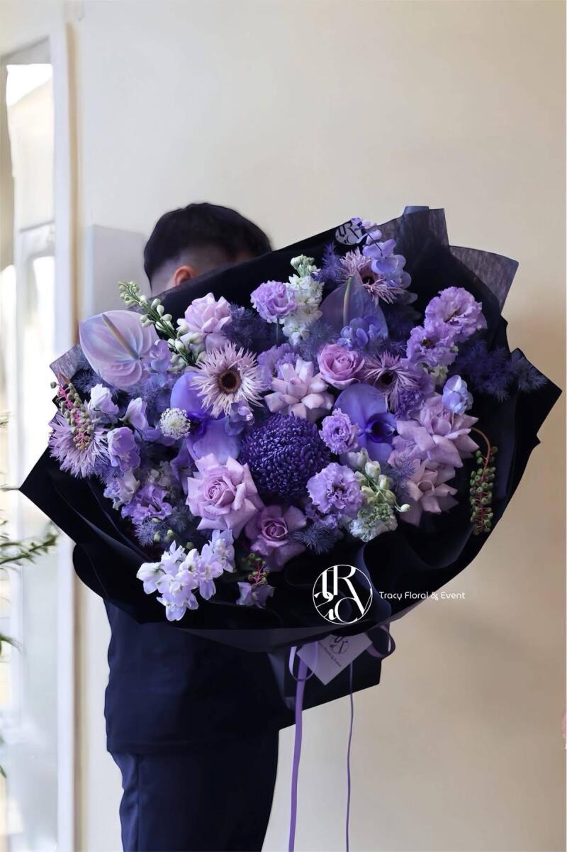 Bó Tím Khói Mộng Ảo Cỡ Đại