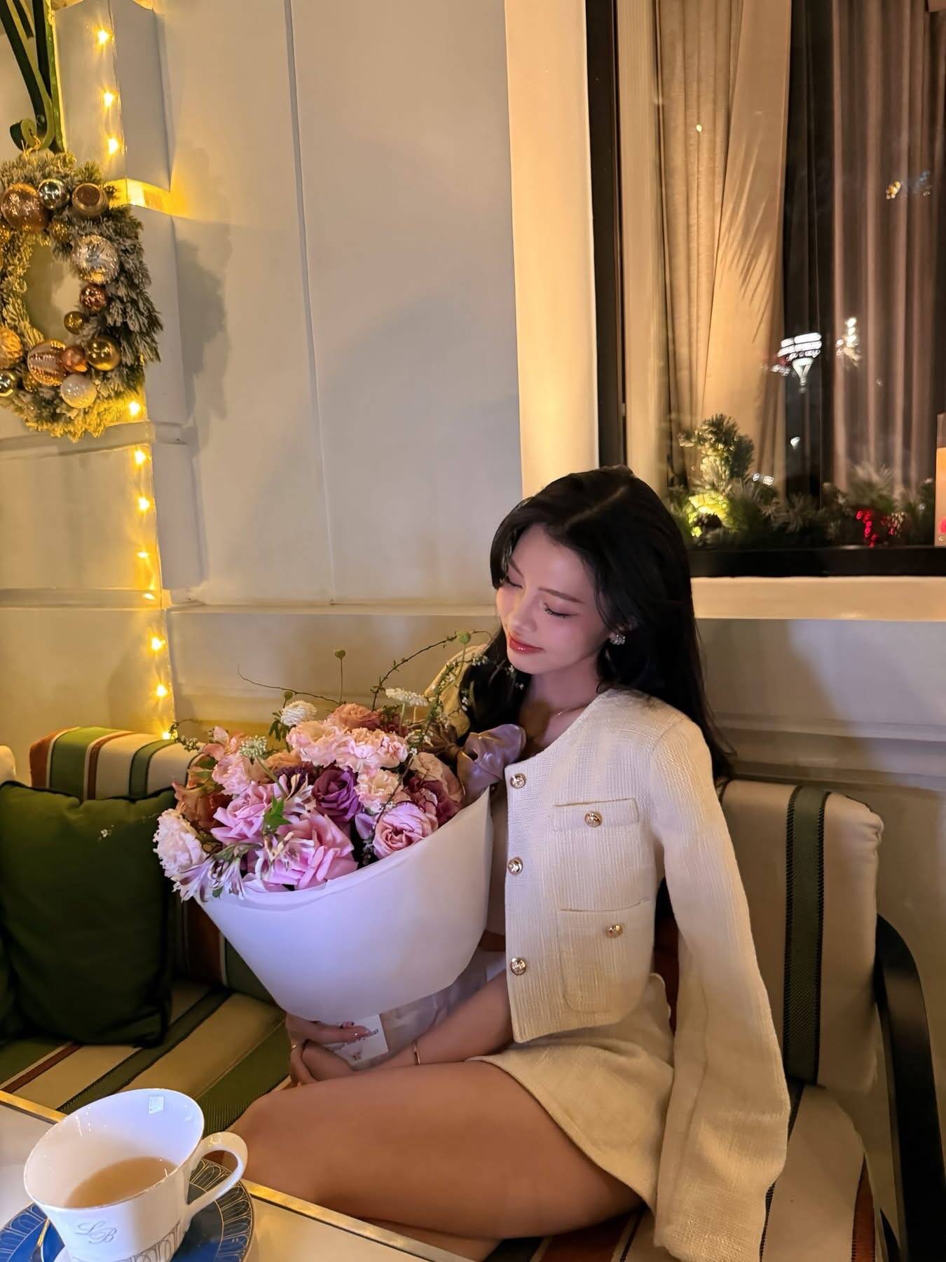 Bó Hoa Hồng Tím Đêm Tiệc