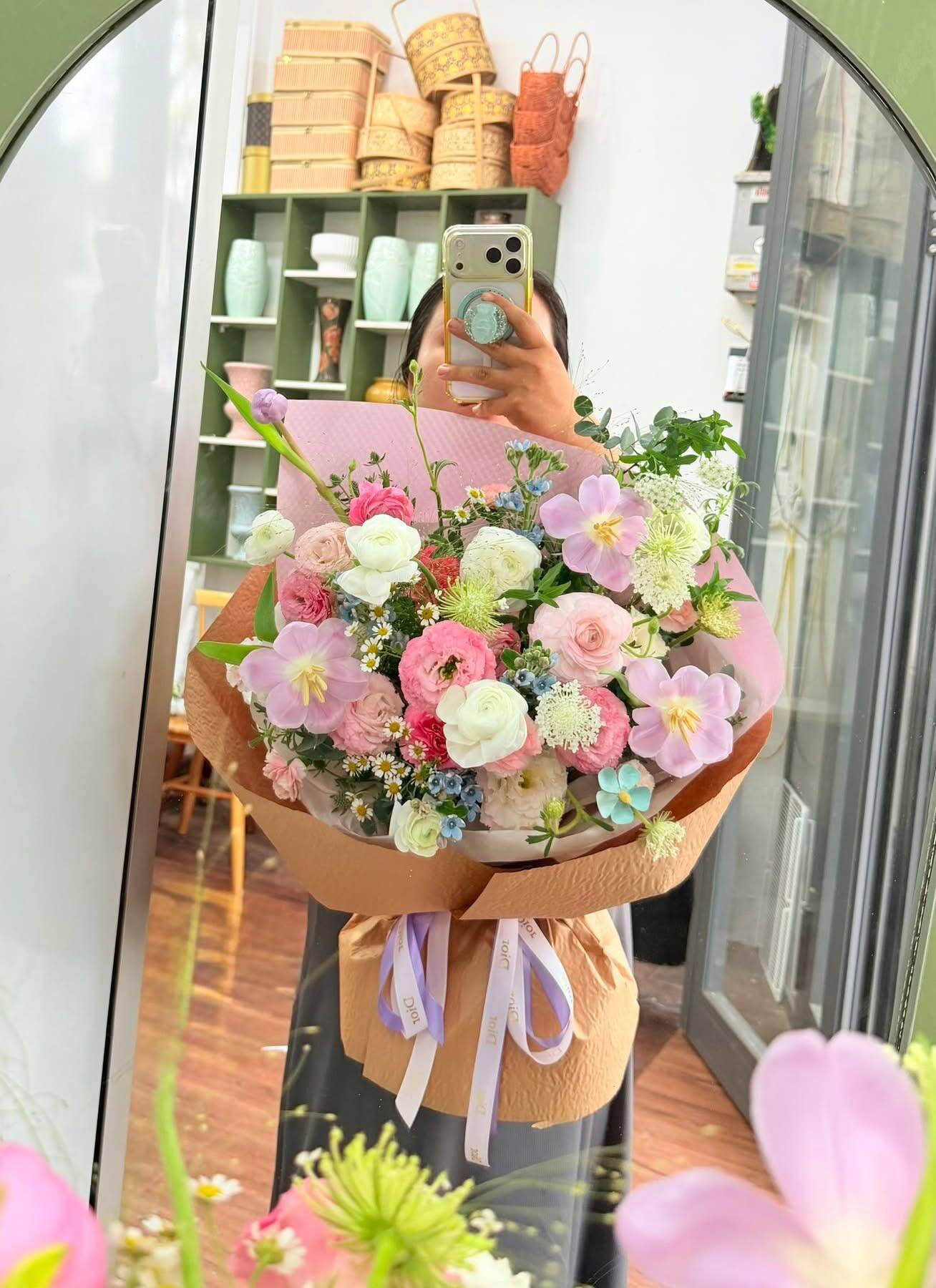 Bó Hoa Pastel Tulip Mao Lương