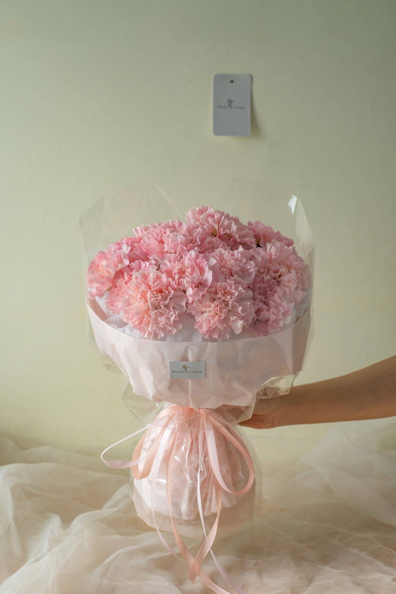 Bó Cẩm Chướng Hồng Bồng Bềnh