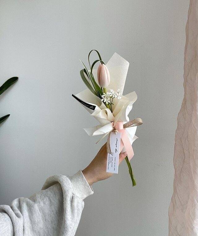 Bó Một Đóa Tulip Hồng